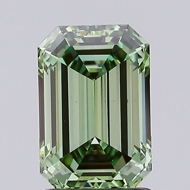 1.44ct Emerald lab grown diamond