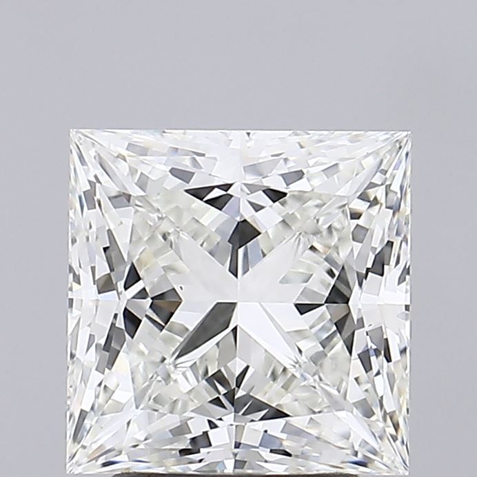 2.54ct Princess lab grown diamond