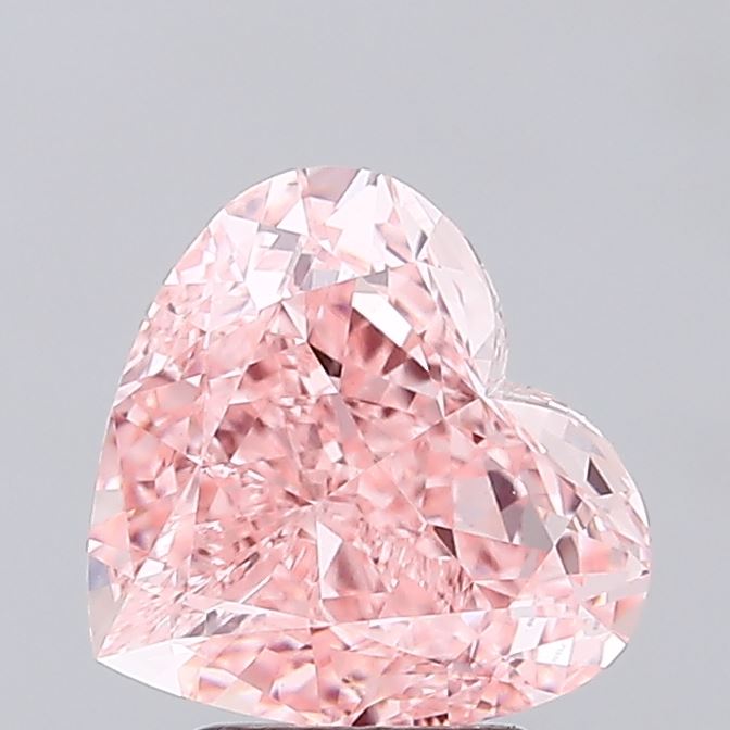 3.33ct Heart Modified Brilliant Diamond