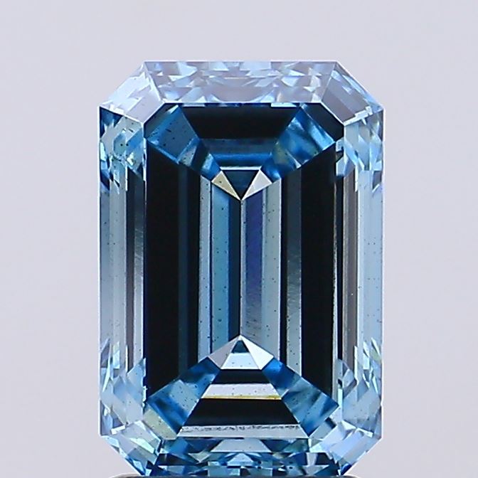 2.11ct Emerald lab grown diamond