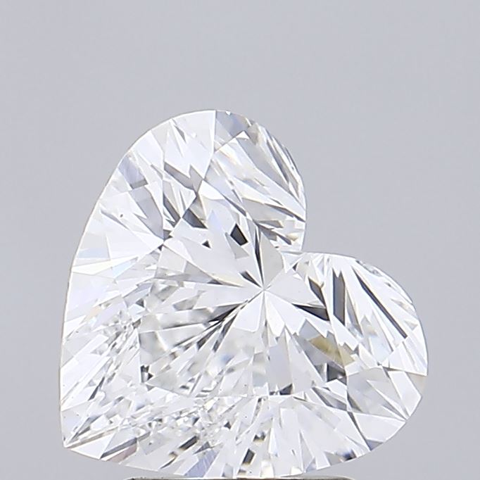2.61ct Heart lab grown diamond