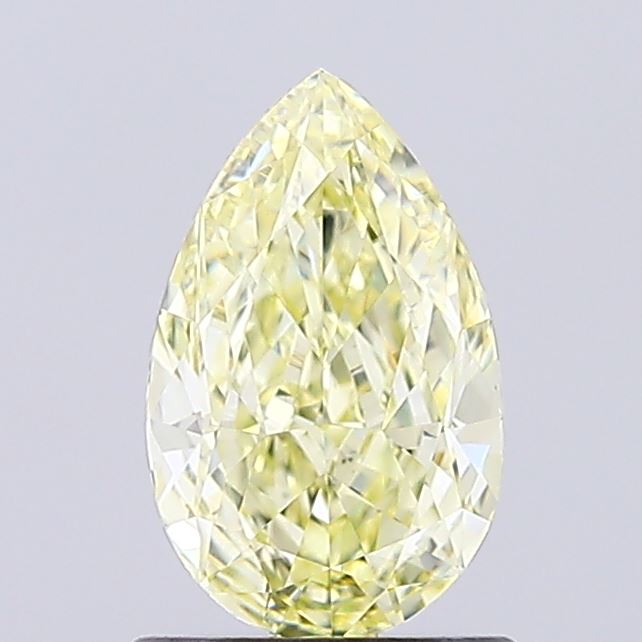 0.95ct Pear Fancy Light Yellow VS1 IGI