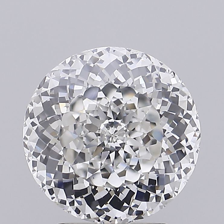 2.96ct Round Mixed Cut Diamond