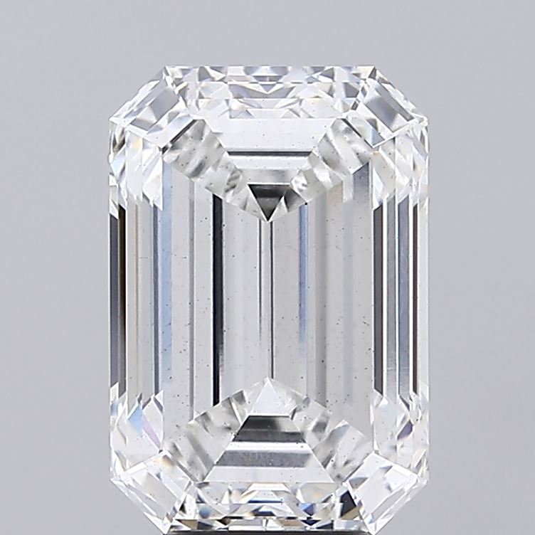 7.04ct Emerald lab grown diamond