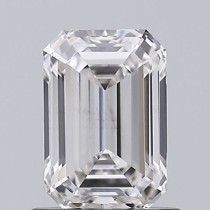 0.96ct Emerald lab grown diamond
