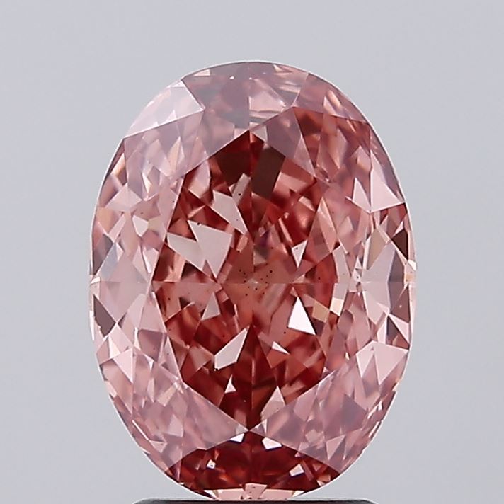 3.17ct Oval lab grown diamond