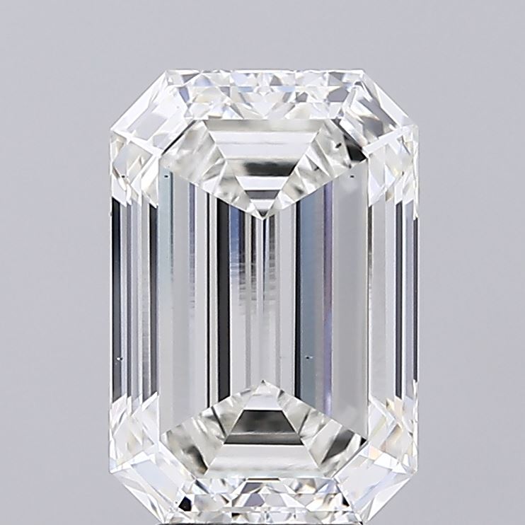 5.10ct Emerald lab grown diamond