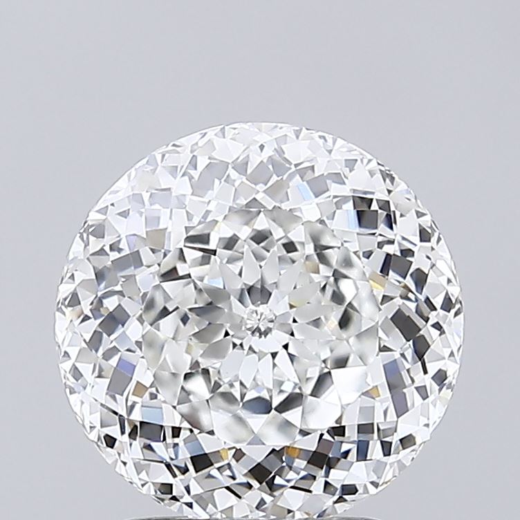 2.64ct Round Mixed Cut Diamond