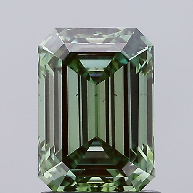1.43ct Emerald lab grown diamond