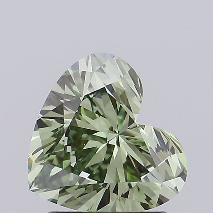 1.28ct Heart lab grown diamond