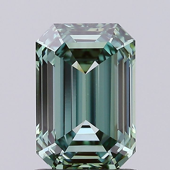 1.33ct Emerald lab grown diamond
