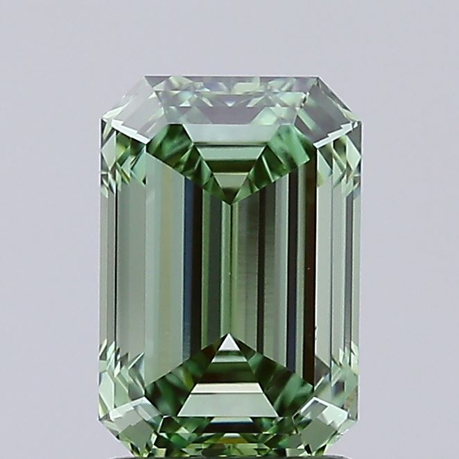 1.24ct Emerald lab grown diamond