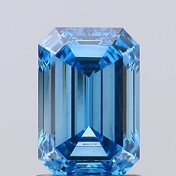 1.11ct Emerald lab grown diamond