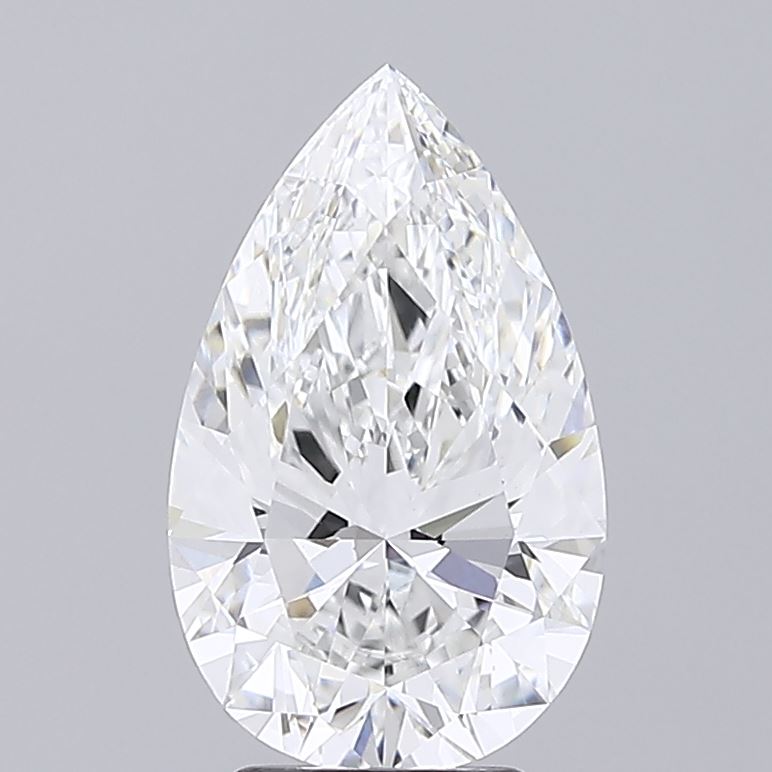 3.76 Carat Pear Brilliant Cut Laboratory Grown Diamond