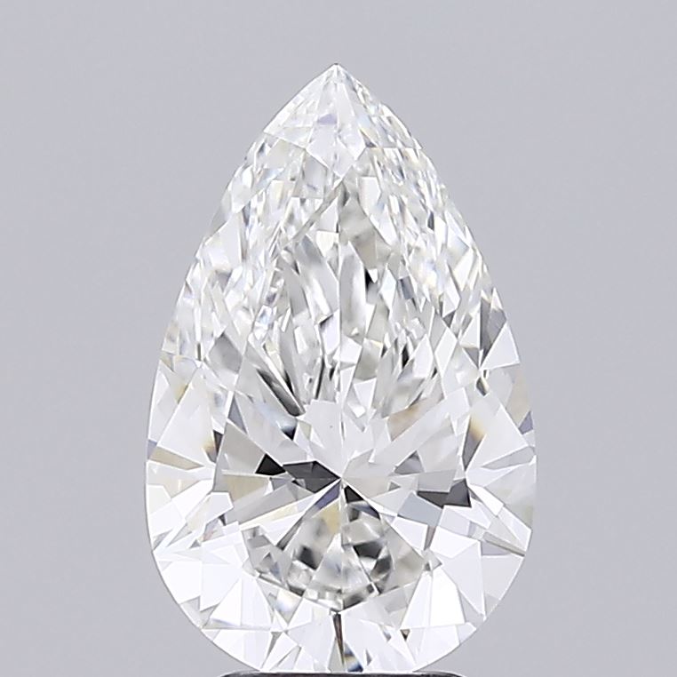 2.56ct Pear lab grown diamond